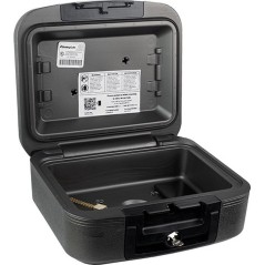 "Master Lock LCHW20101 A4 Storage Box - Stylish Black Organizer for Secure Storage, Durable and Practical Solution!"